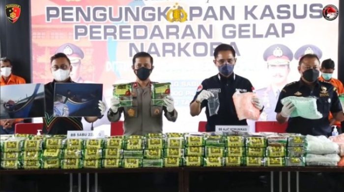 Ungkap kasus peredaran narkotika sepanjang tahun 2021 | dok/photo: Ist /Bicara Indonesia