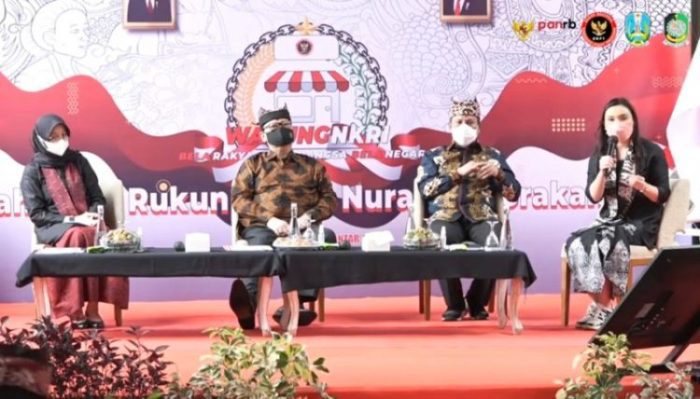 Peresmian Warung NKRI di Kabupaten Banyuwangi, Jawa Timur, Kamis (20/1/2022) | dok/photo: YT BNPT /Bicara Indonesia