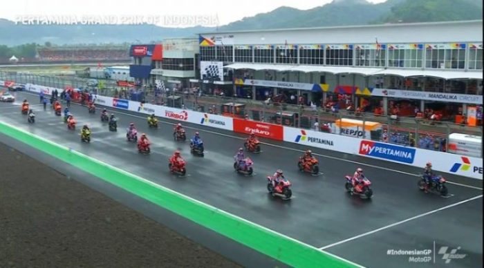 Gelaran MotoGP Mandalika 2022 | dok/photo: tangkapan layar MotoGP