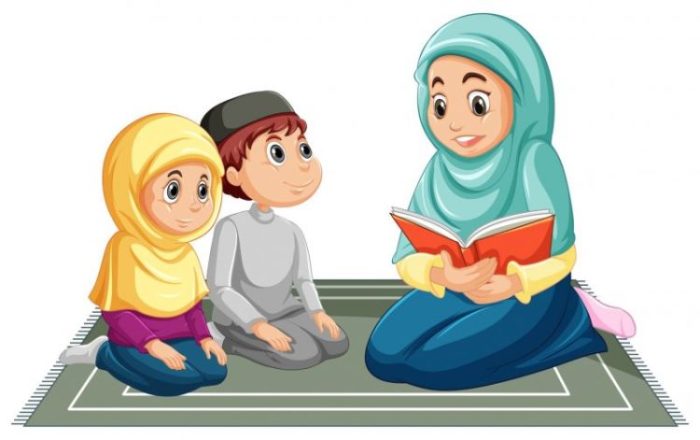 Ilustrasi siswa Madrasah Ibtidaiyah | source: freepik