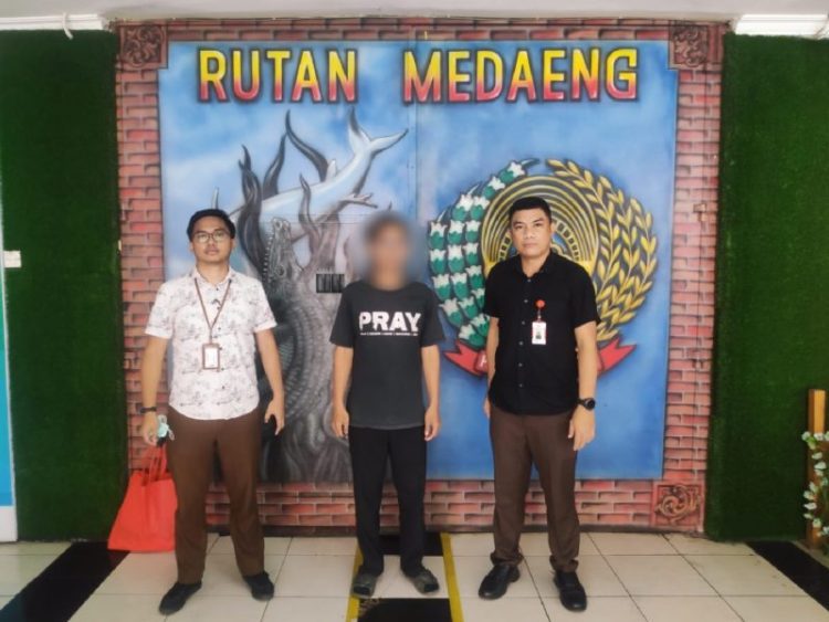 Terpidana berinisial AS saat berada di Rutan Kelas 1 Medaeng Surabaya | dok/photo: Kejari Surabaya