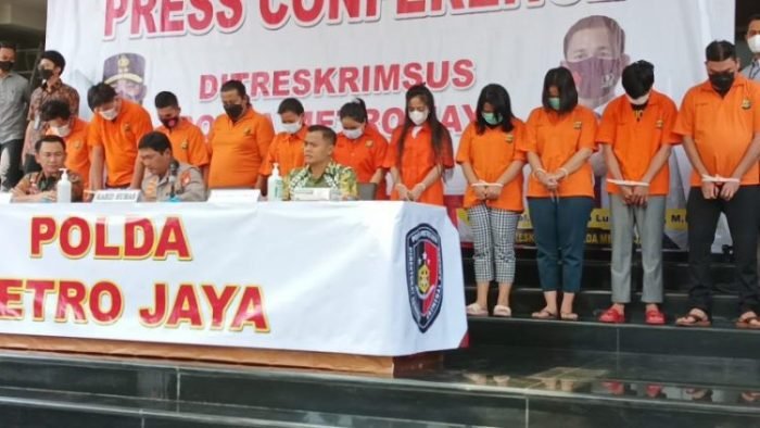 Konferensi pers ungkap kasus pinjaman online | dok/photo: Ist
