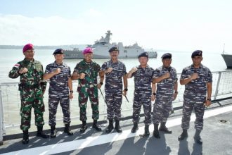 Pelepasan keberangkatan KRI I Gusti Ngurah Rai-332 | dok/photo: Dispen Koarmada II