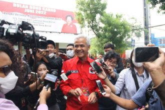 Gubernur Jateng Ganjar Pranowo di Sekolah Partai PDIP Lenteng Agung, Jakarta Selatan, Kamis (16/6/2022) | dok/photo: Ist