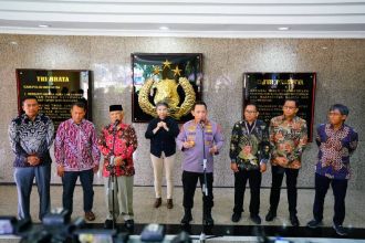 Kapolri Jenderal Pol Listyo Sigit Probowo saat memberikan keterangan usai audiensi bersama dewan pers | dok/photo: Humas Polri