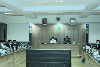 Rapat pimpinan Majelis Ulama Indonesia (MUI) di Kantor MUI, Jalan Proklamasi, Menteng, Jakarta Pusat, Selasa (28/6/2022) | dok/photo: mui.go.id