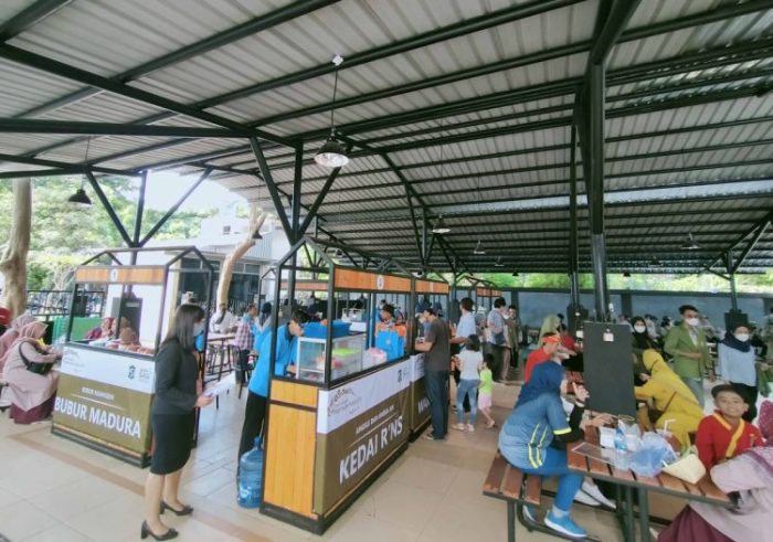 Kondisi di dalam Pasar Wisata Harmoni Keputih Surabaya | dok/photo: Bicara Indonesia