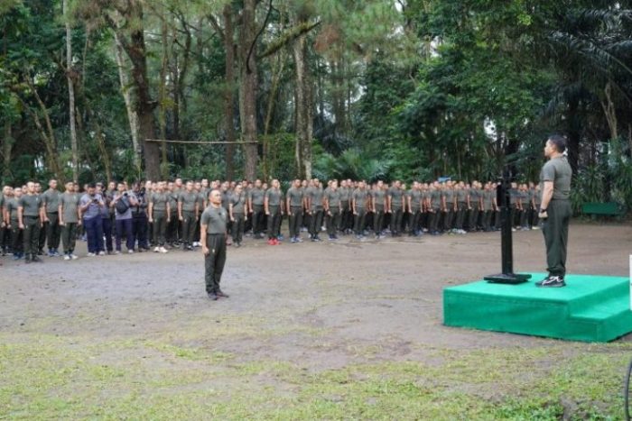 Tradisi Puncak Tidar di Akademi Militer, Magelang, Jawa Tengah, Jumat (24/6/2022) | dok/photo: Dispenad