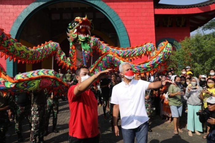 Gubernur Jawa Tengah Ganjar Pranowo hadir di tengah masyarakat dalam Festival Cheng Ho 2022 | dok/photo: Istimewa