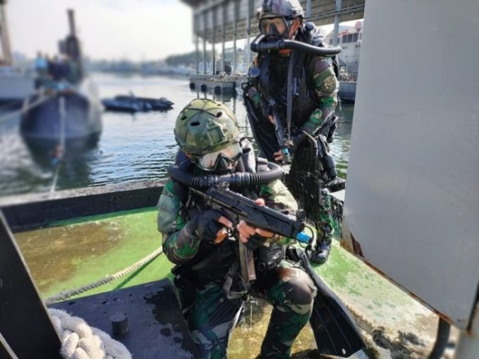 Latihan Peperangan Laut Khusus Komando Pasukan Katak (Kopaska) | dok/photo: Dispen Koarmada II