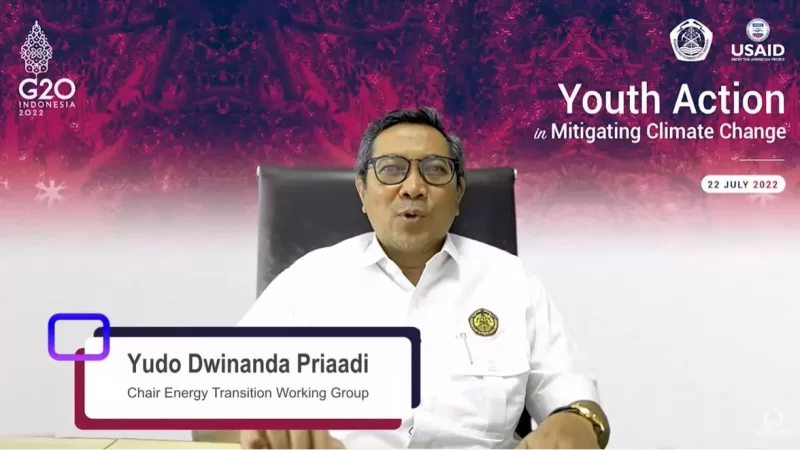 Tenaga Ahli Menteri ESDM sekaligus Chair of Energy Transitions Working Group (ETWG), Yudo Dwinanda Priaadi | dok/photo: Ist