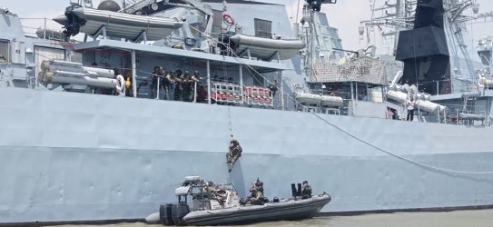 Latihan Bersama Malindo Jaya 26AB/22 antara TNI AL dan TLDM | dok/photo: Dispen Koarmada II