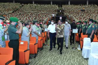 Presiden Joko Widodo saat membuka Silatnas PPAD Tahun 2022 di Kabupaten Bogor, Jumat (5/8/2022) | dok/photo: BPMI Setpres