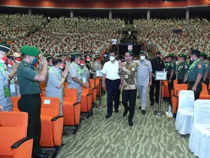 Presiden Joko Widodo saat membuka Silatnas PPAD Tahun 2022 di Kabupaten Bogor, Jumat (5/8/2022) | dok/photo: BPMI Setpres