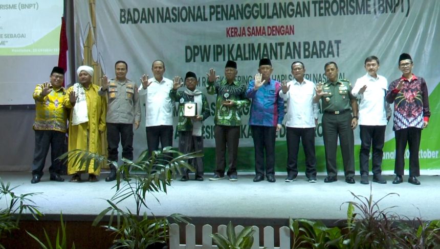 Seminar Nasional Kebangsaan di Pontianak, Kalimantan Barat, Kamis (20/10/2022) | source: tangkapan layar YT/BNPT RI
