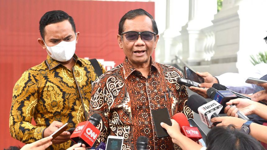 Menko Polhukam sekaligus Ketua TGIPF Tragedi Kanjuruhan di Istana Merdeka, Jakarta | dok/photo: BPMI Setpres