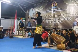 Acara Milad ke-27 dan Ritual Keceran Pusaka Cimande Banten Indonesia (PCBI) di Kelurahan Cimuncang, Kota Serang | source: Yt/hashtag Banten