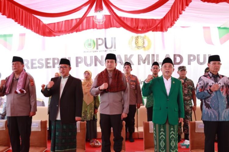 Puncak Milad Persatuan Umat Islam (PUI) ke-105 Tahun di Kabupaten Majalengka, Jawa Barat,Jumat (13/1/2023) | dok/photo: Humas Polri