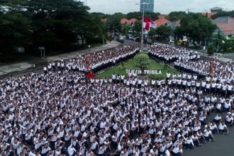 Peresmian Taman Trisila di Koarmada II, Jumat (24/02/2023) | dok/foto: Dispen Koarmada II