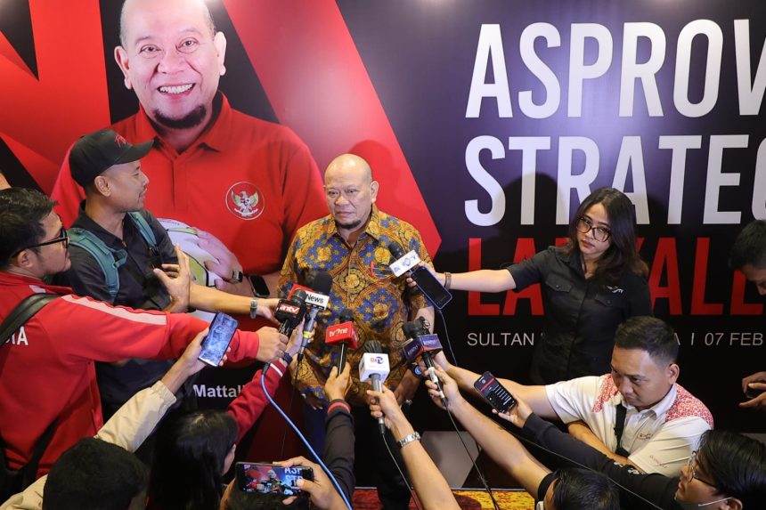 Calon Ketua Umum PSSI, AA LaNyalla Mahmud Mattalitti | dok/foto: Ist/Dimas AP