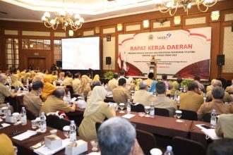 Rapat Kerja Daerah Percepatan Penurunan Stunting di Semarang, Jawa Tengah, Senin (13/2/2023) | dok/foto: Humas Jateng