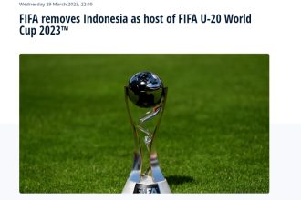 Tangkapan layar pengumuman resmi FIFA | source: fifa.com