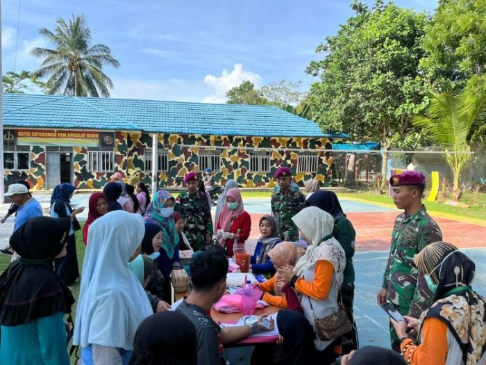 Suasana pelaksanaan pendataan dan pengukuran kemampuan fisik calon jemaah haji | dok/foto: Dispen Kormar