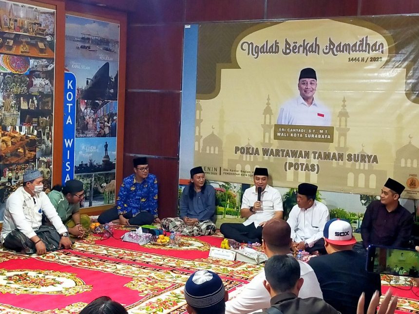 Ngaji bareng Wali Kota Surabaya Eri Cahyadi, Senin, 17 April 2023 | dok/foto: Bicara Indonesia