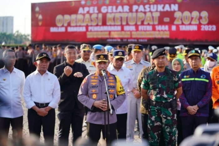 Apel gelar pasukan Operasi Ketupat Semeru 2023 | dok/foto: Humas Polri