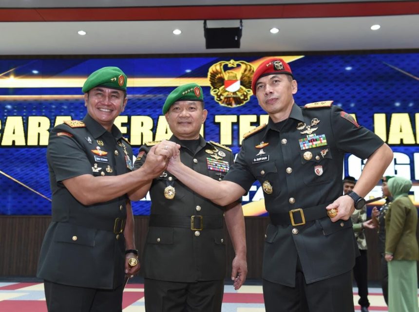 Upacara Serah Terima jabatan di lingkungan TNI Angkatan Darat | dok/foto: Dispenad