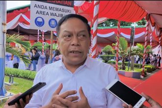 Wakil Ketua Komisi B DPRD Surabaya, Anas Karno saat acara Ground Breaking perbaikan pipa jaringan PDAM tahun 2023, Rabu (24/05/2023) | dok/foto: Istimewa