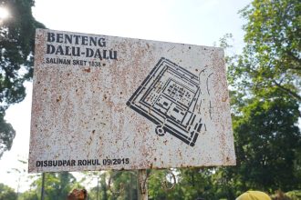 Benteng Tujuh Lapis di Desa Dalu-Dalu, Kecamatan Tambusai Utara, Kabupaten Rokan Hulu, Riau | dok/foto: Pemprov Riau