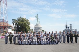 Pembukaan Latma Sea Garuda di Makoarmada II, Surabaya, Senin (12/6/2023) | dok/foto: Dispen Koarmada II