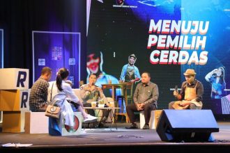 Acara ‘Gerakan Cerdas Memilih’ yang berlangsung di Auditorium Abdulrahman Saleh, Gedung RRI, Jakarta, Rabu (31/5/2023) | dok/foto: Humas Polri