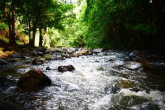 Riam Sungai Lakan di Kabupaten Kutai Barat, Kalimantan Timur | dok/foto: Humas Kaltim