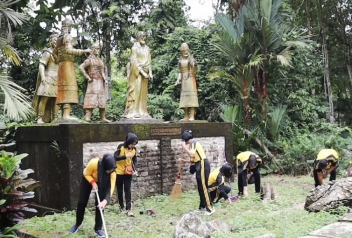 Dok. Revitalisasi kawasan wisata rohani Bukit Kelam Sintang, Kalimantan Barat | Tangkapan layar: Yt/ Humas Polres Sintang