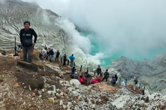 Kawasan Kawah Ijen yang berlokasi di wilayah Kabupaten Banyuwangi dan Bondowoso | dok/foto: T1/Bicara Indonesia