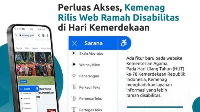 Fitur baru pada website Kementerian Agama (Kemenag) | Source: Kemenag RI