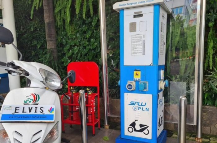 Stasiun Pengisian Listrik Umum (SPLU) PLN | Kredit Foto: Humas PLN