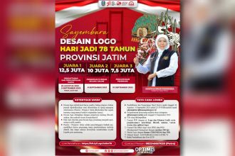 Infografis: Sayembara Desain Logo Hari Jadi ke-78 Provinsi Jawa Timur | Source: Pemprov Jatim