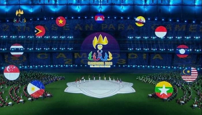 Closing Ceremony Asean Para Games ke-12 di Morodok Techo National Stadium, Phnom Penh, Kamboja, Jumat, 9 Juni 2023 malam | Istimewa