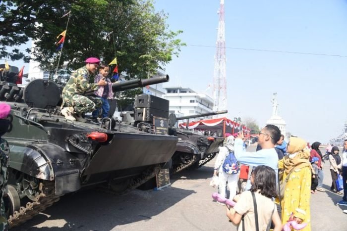 Naval Base Open Day (NBOD) Tahun 2023 di Dermaga Ujung, Koarmada II, Surabaya, Minggu, 10 September 2023 | Kredit Foto: Dispen Koarmada II