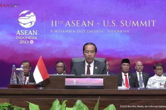 Presiden Joko Widodo memimpin KTT ke-11 ASEAN-Amerika Serikat (AS) di Jakarta Convention Center (JCC), Jakarta, Rabu, 6 September 2023 | Tangkapan layar: YT/BPMI Setpres