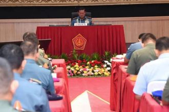 Pengarahan Panglima TNI kepada para Pangkotama TNI di Aula Gatot Soebroto Mabes TNI, Cilangkap, Jakarta Timur, Selasa (12/9/2023) | Kredit Foto: Puspen TNI