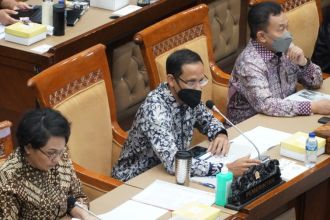 Mendikbud Ristek, Nadiem Anwar Makarim, dalam Rapat Kerja Komisi X DPR RI, di Jakarta, Kamis, 7 September 2023 | dok/foto: Humas Kemendikbud
