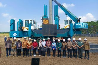 Ground Breaking pembangunan RSUD Surabaya Timur, Kamis (5/20/2023) | Kredit Foto: A1/Bicaraindonesia.id