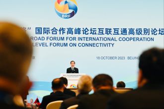 Presiden Joko Widodo saat menghadiri High Level Forum di Beijing, Rabu (18/10/2023) | dok/foto: BPMI Setpres