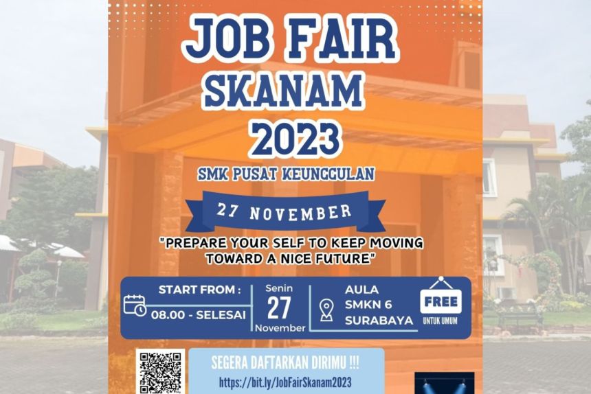 Job Fair Skanam 2023 di SMKN 6 Surabaya | Kredit: Istimewa