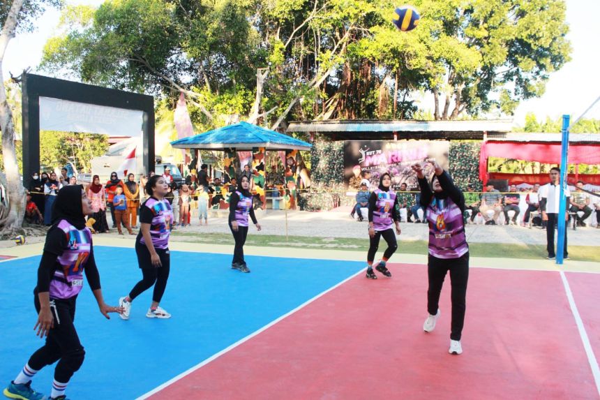 Turnamen bola voli Piala Dansatgasmar Pam Ambalat XXIX Cup | dok/foto: Dispen Kormar