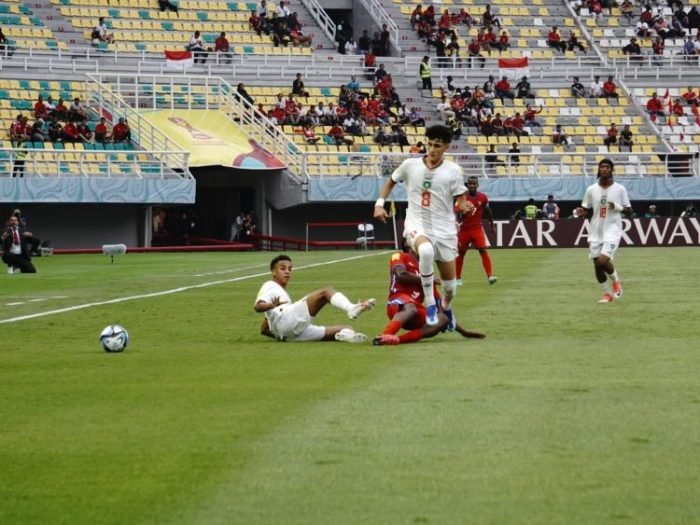 Pertandingan Maroko vs Panama di Stadion Gelora Bung Tomo (GBT) Surabaya, Jumat (10/11/2023) dok/foto: Dimas AP